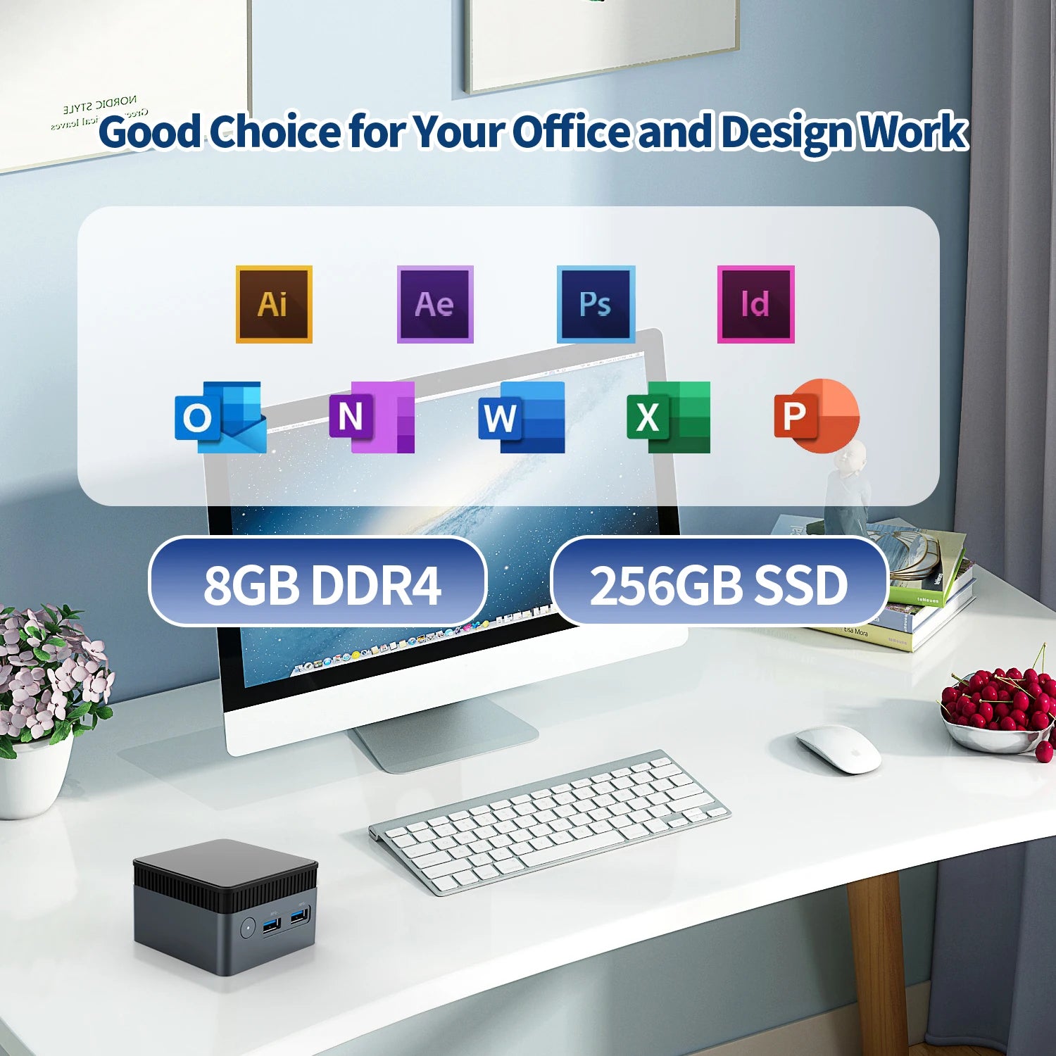 Mini Office Computer DDR5 N100